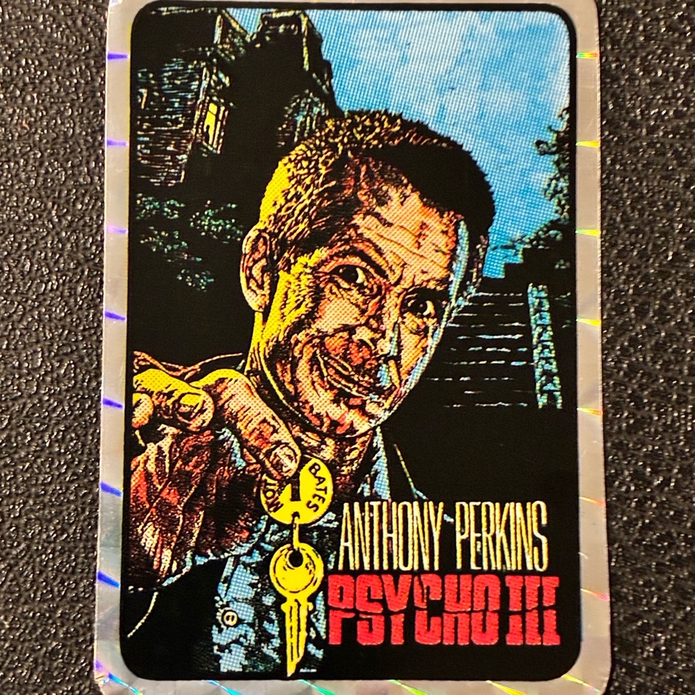 Anthony Perkins Psycho III Holographic Collectible Sticker